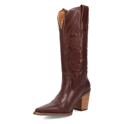 Women's Dingo Hensley Leather Boot - Brown - DI2246-BN