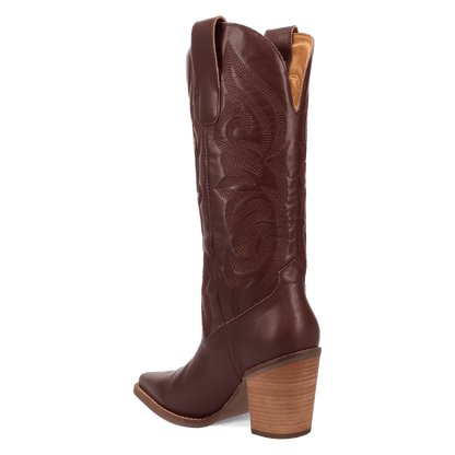 Women's Dingo Hensley Leather Boot - Brown - DI2246-BN