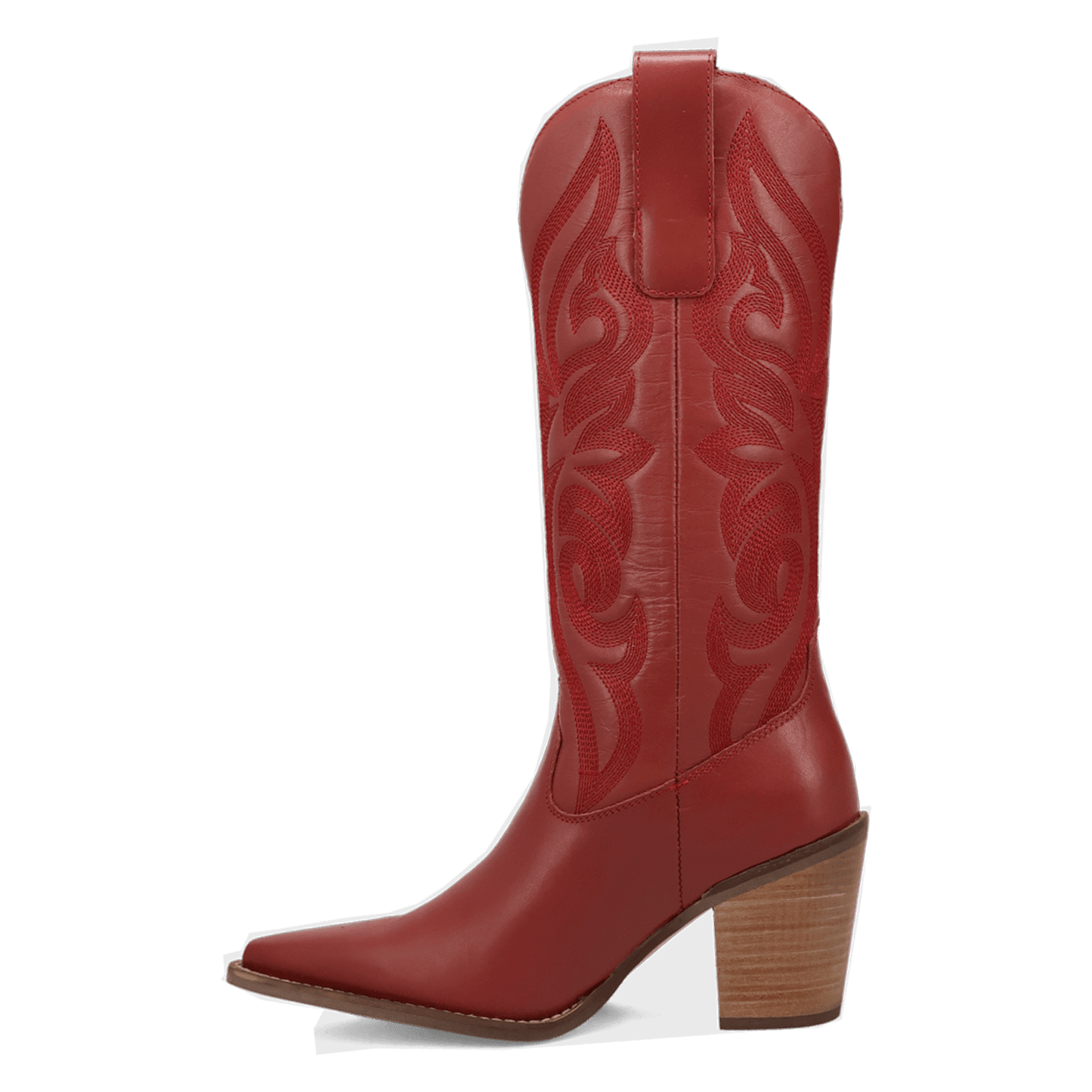 Women's Dingo Hensley Leather Boot - Red - DI2246-RD