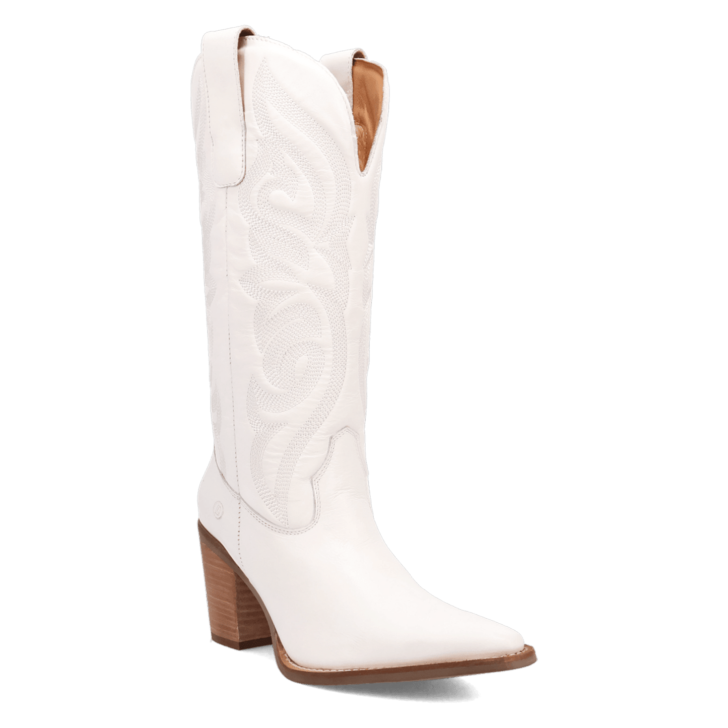 Women's Dingo Hensley Leather Boot - White - DI2246-WH