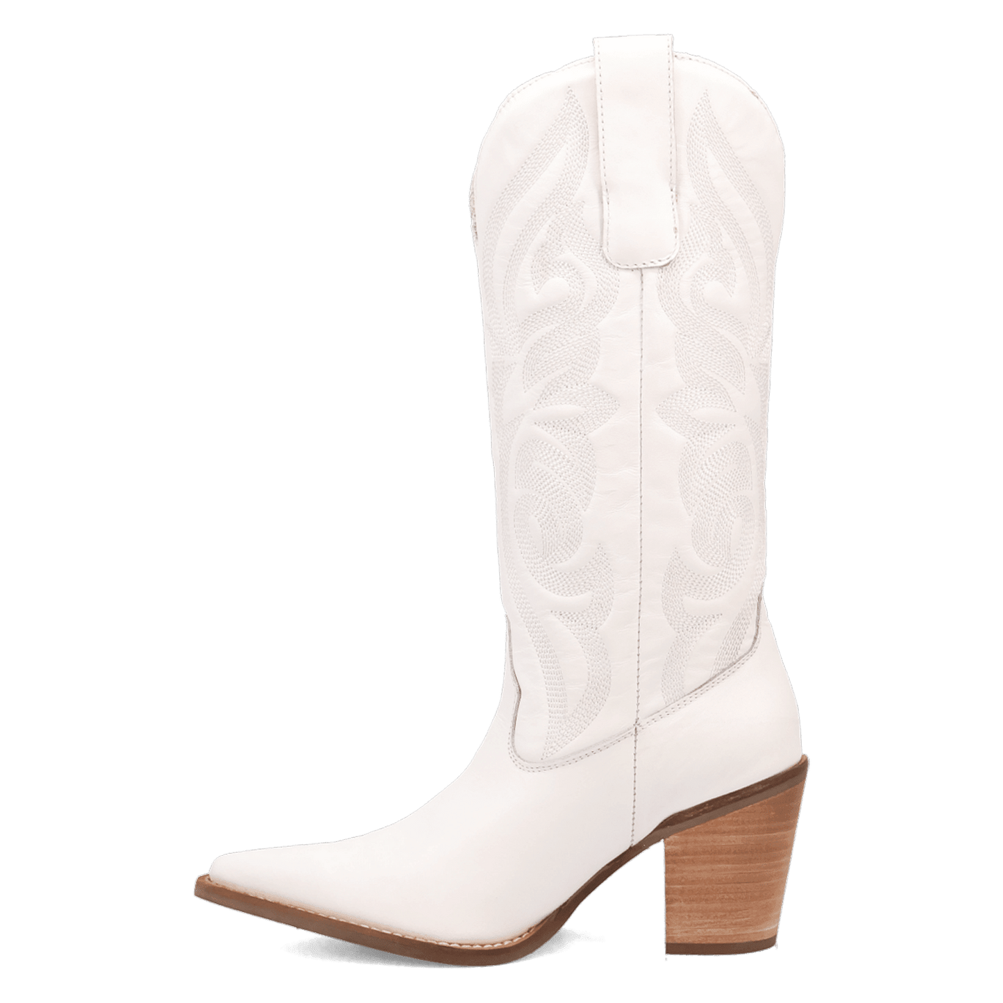 Women's Dingo Hensley Leather Boot - White - DI2246-WH