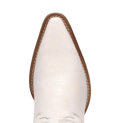Women's Dingo Hensley Leather Boot - White - DI2246-WH