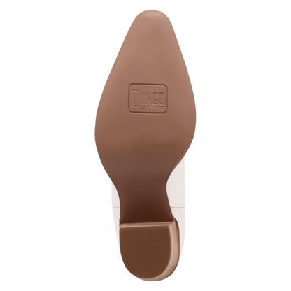 Women's Dingo Hensley Leather Boot - White - DI2246-WH