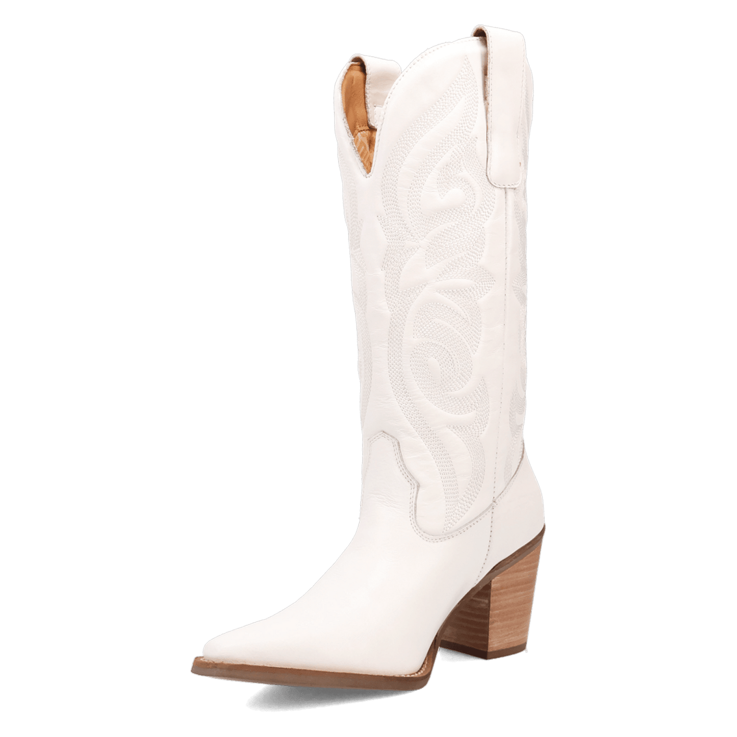Women's Dingo Hensley Leather Boot - White - DI2246-WH