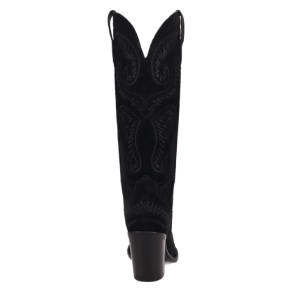 Women's Dingo Evita Leather Boot - Black - DI2253-BK
