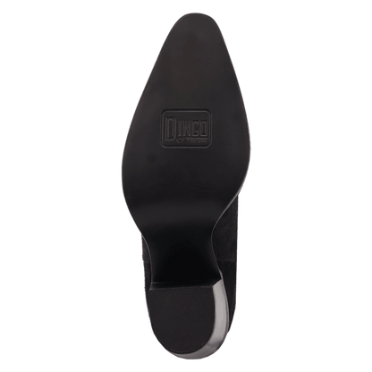 Women's Dingo Evita Leather Boot - Black - DI2253-BK