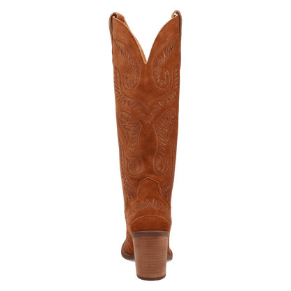 Women's Dingo Evita Leather Boot - Camel - DI2253-BG4