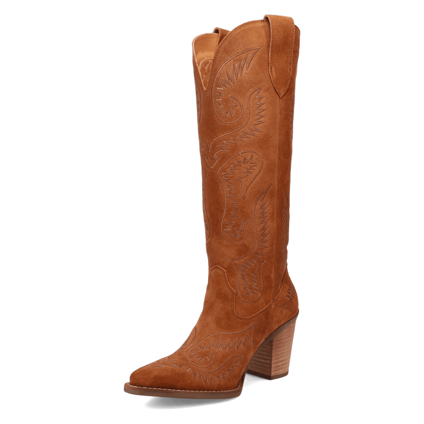 Women's Dingo Evita Leather Boot - Camel - DI2253-BG4