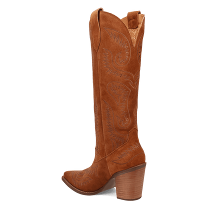 Women's Dingo Evita Leather Boot - Camel - DI2253-BG4