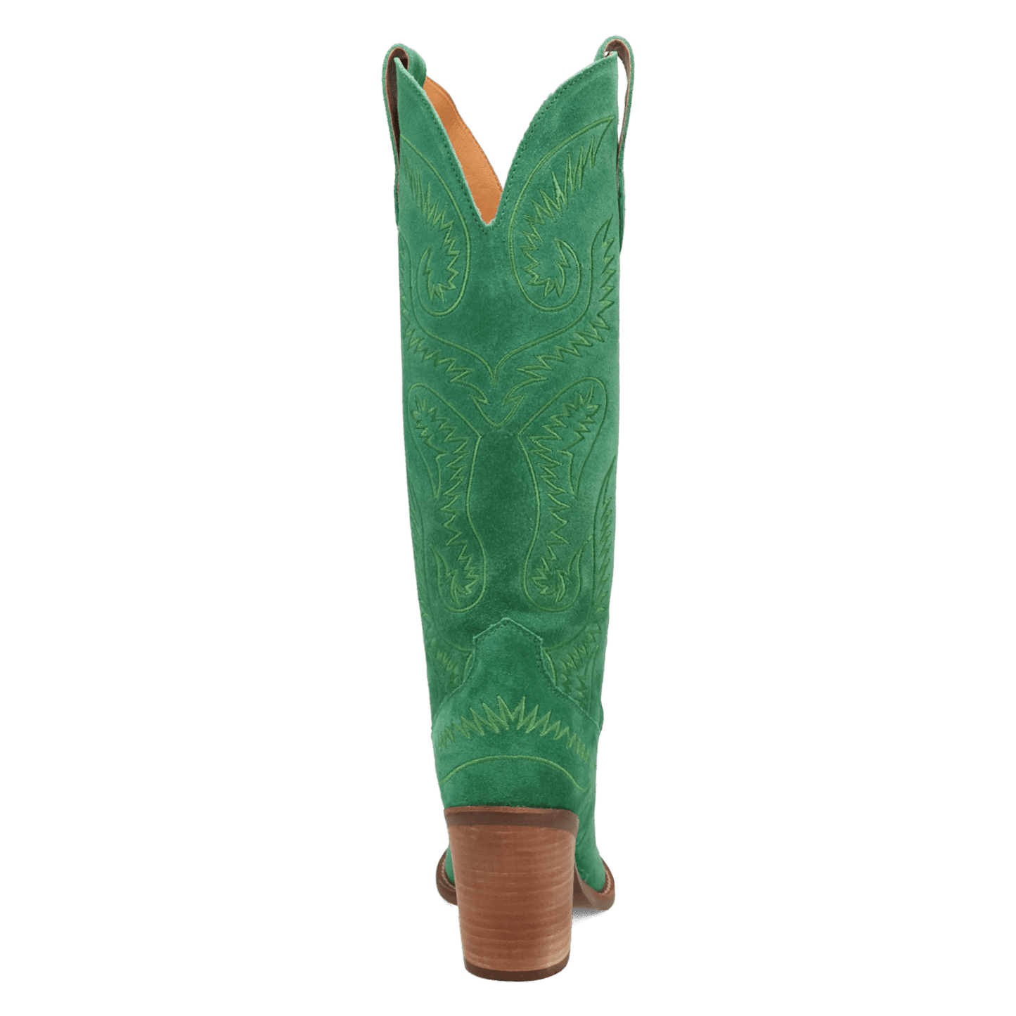 Women's Dingo Evita Leather Boot - Green - DI2253-GN