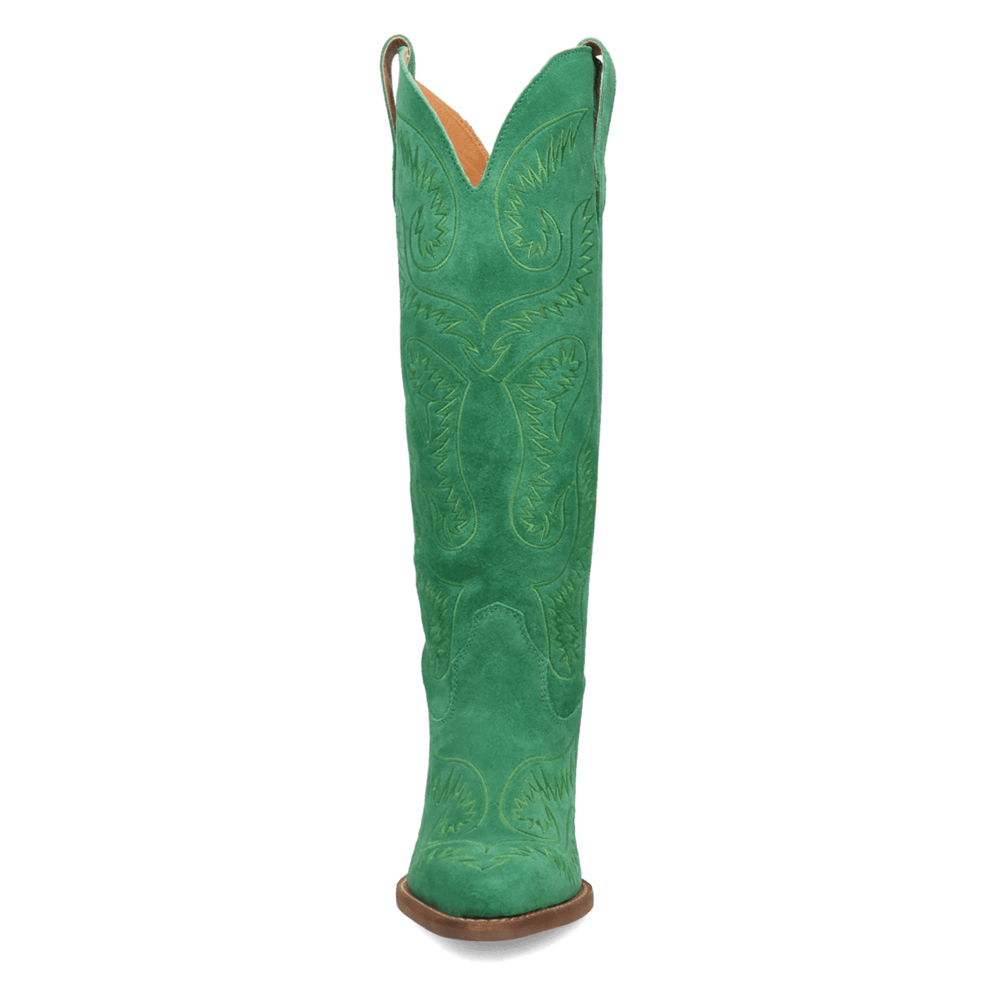 Women's Dingo Evita Leather Boot - Green - DI2253-GN