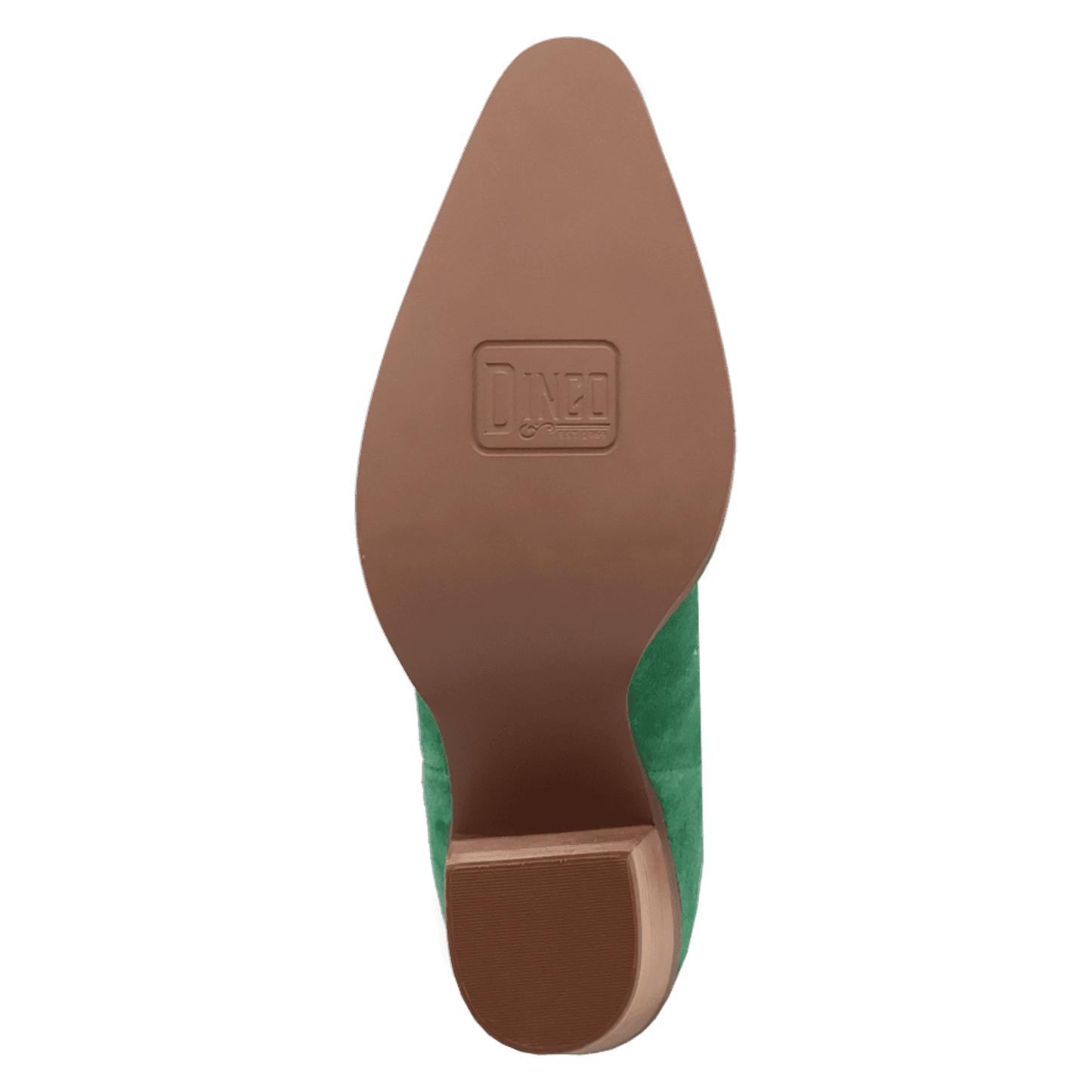 Women's Dingo Evita Leather Boot - Green - DI2253-GN