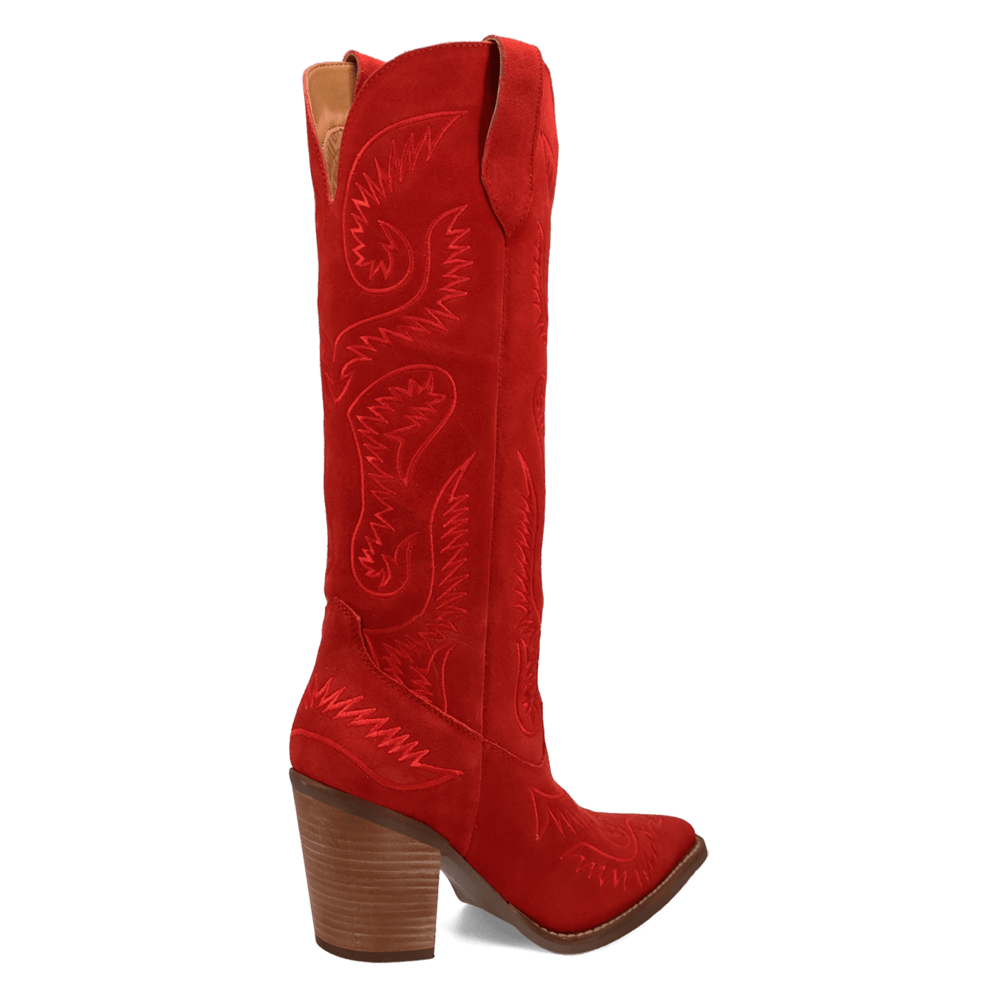Women's Dingo Evita Leather Boot - Red - DI2253-RD
