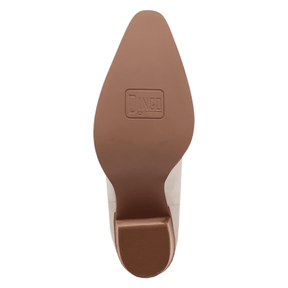Women's Dingo Evita Leather Boot - White - DI2253-WH