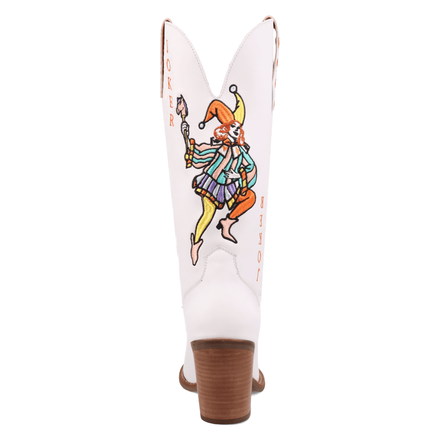 Women's Dingo Joker Leather Boot - White - DI2255-WH