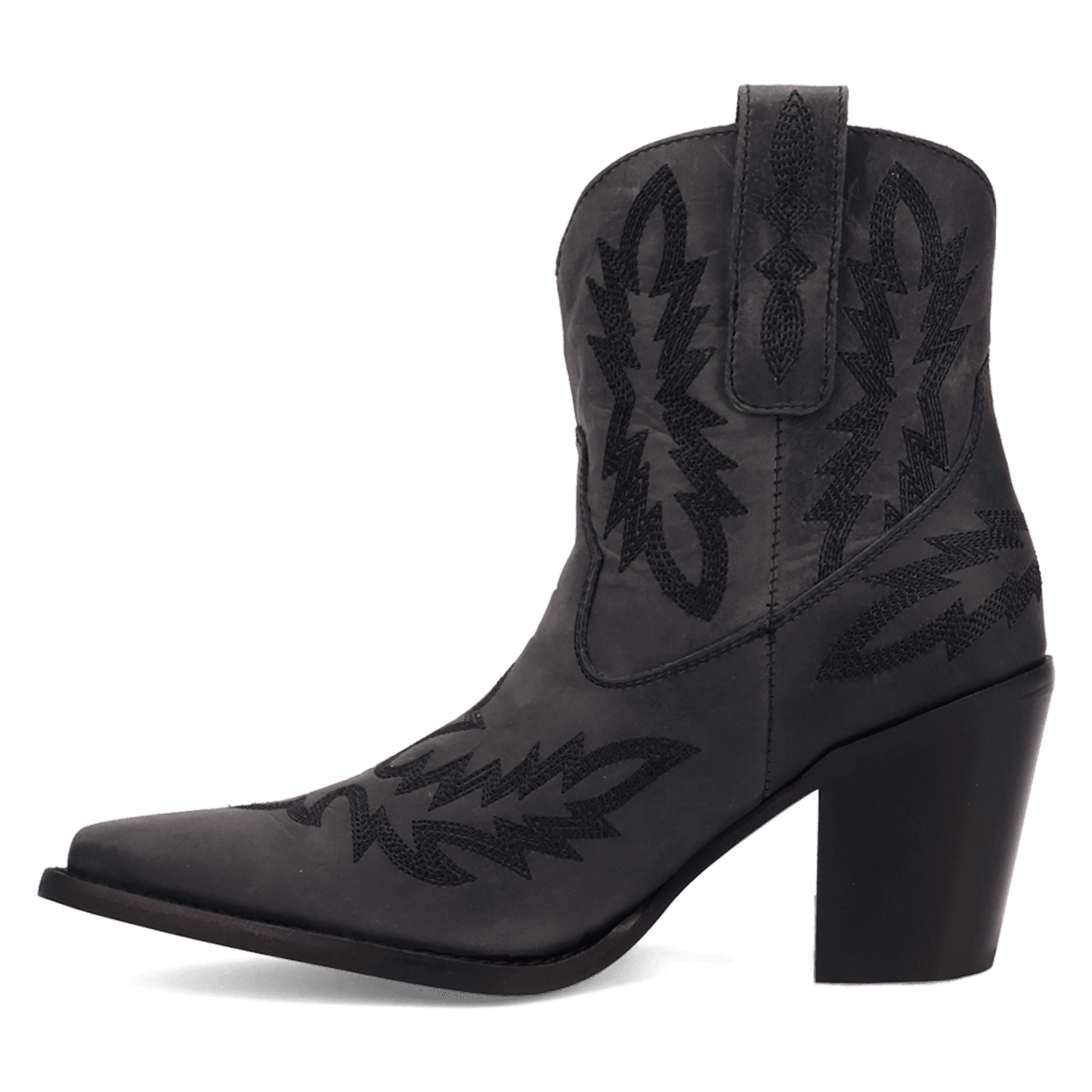 Women's Dingo Rocky Top Leather Bootie - Black - DI2272-BK