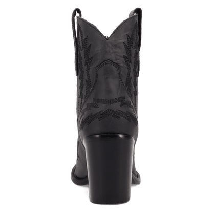 Women's Dingo Rocky Top Leather Bootie - Black - DI2272-BK