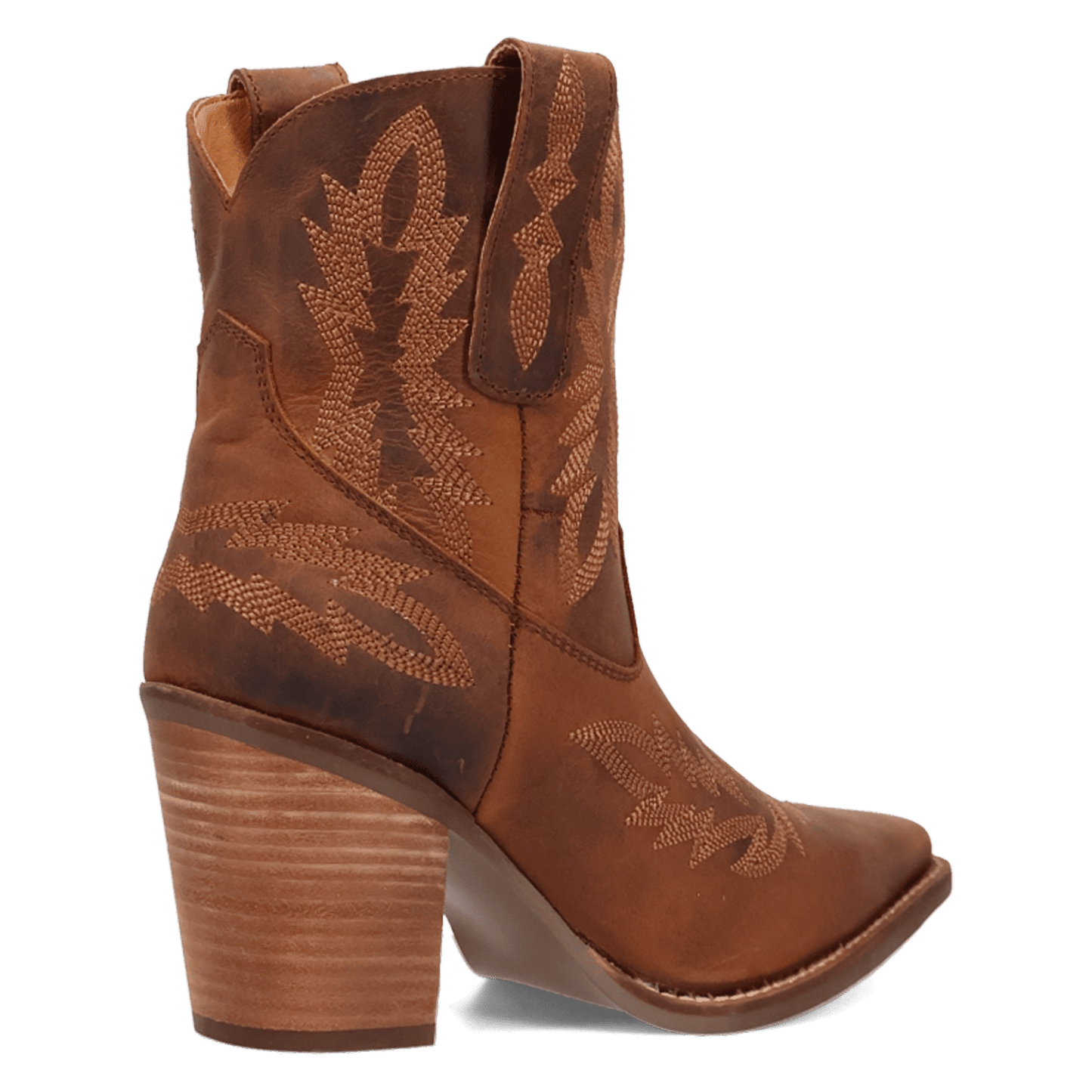 Women's Dingo Rocky Top Leather Bootie - Brown - DI2272-BN