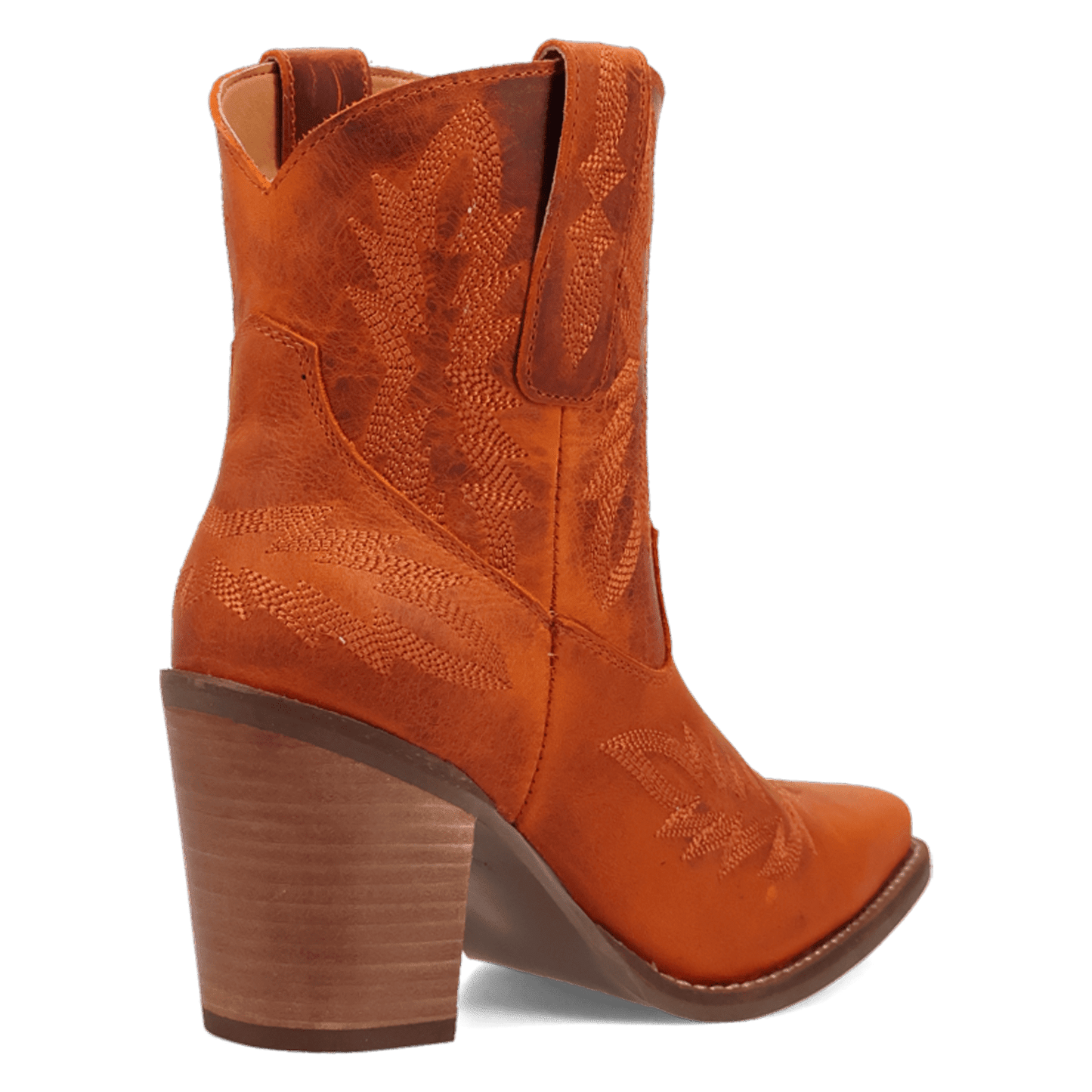 Women's Dingo Rocky Top Leather Bootie - Rust - DI2272-BN82