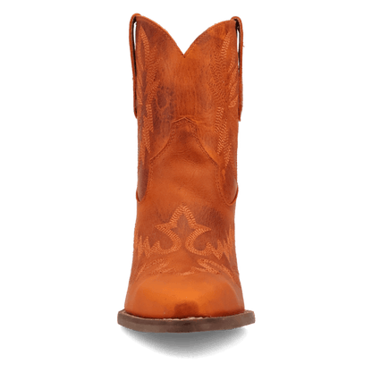 Women's Dingo Rocky Top Leather Bootie - Rust - DI2272-BN82