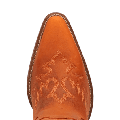 Women's Dingo Rocky Top Leather Bootie - Rust - DI2272-BN82