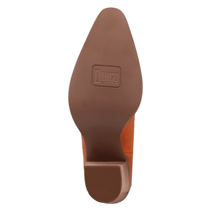 Women's Dingo Rocky Top Leather Bootie - Rust - DI2272-BN82