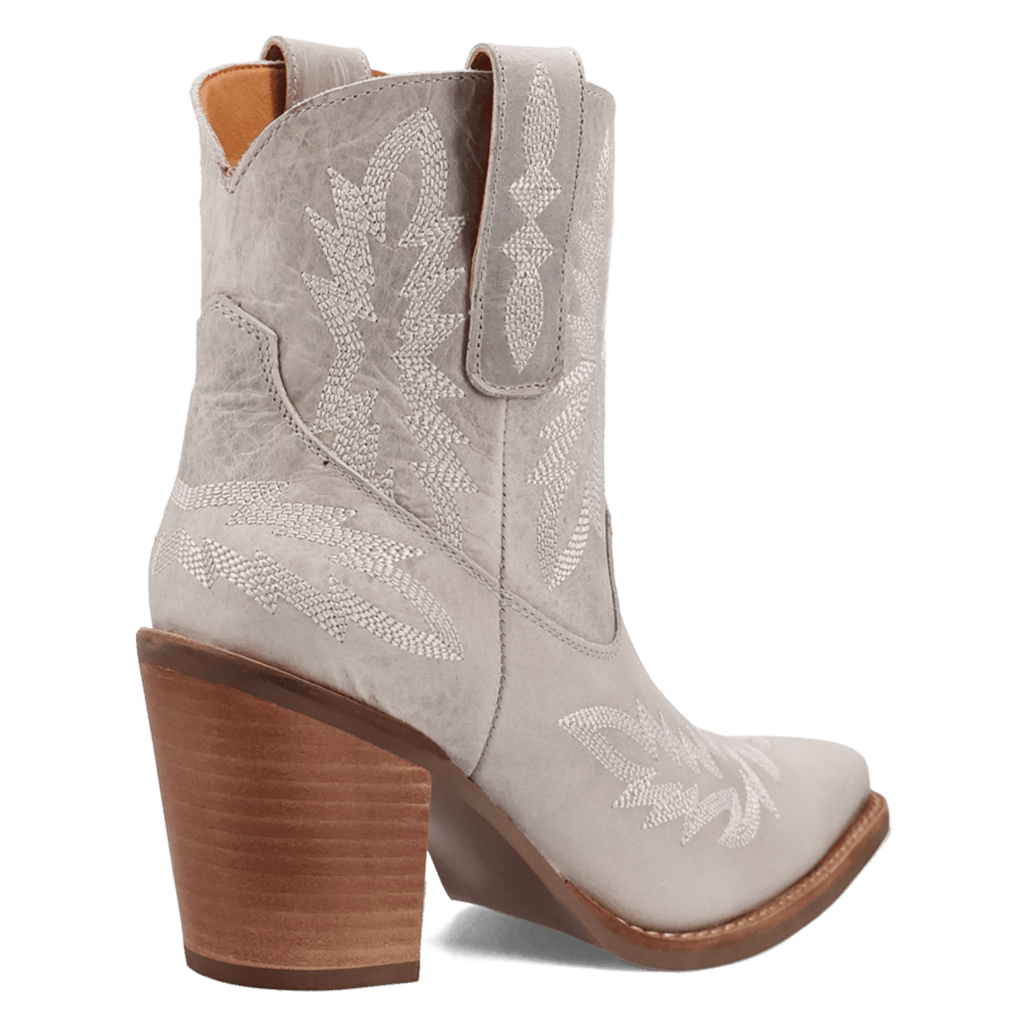 Women's Dingo Rocky Top Leather Bootie - White - DI2272-WH