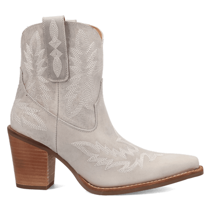 Women's Dingo Rocky Top Leather Bootie - White - DI2272-WH
