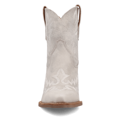 Women's Dingo Rocky Top Leather Bootie - White - DI2272-WH