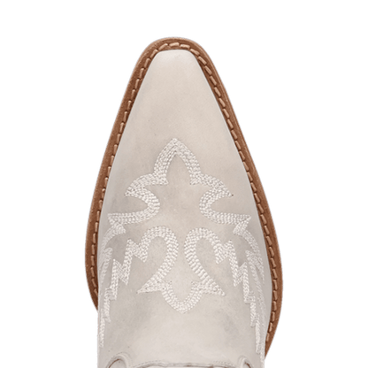 Women's Dingo Rocky Top Leather Bootie - White - DI2272-WH