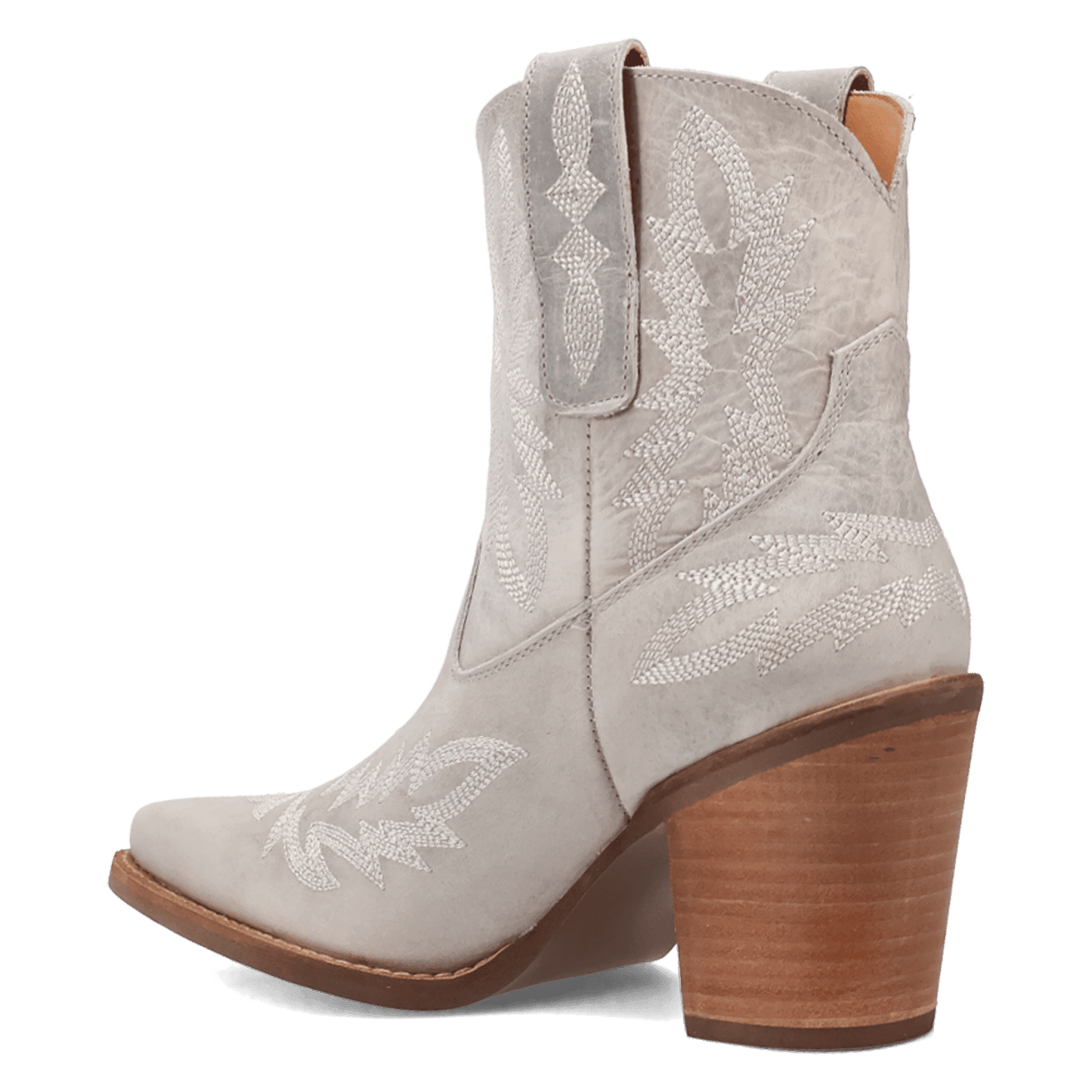 Women's Dingo Rocky Top Leather Bootie - White - DI2272-WH