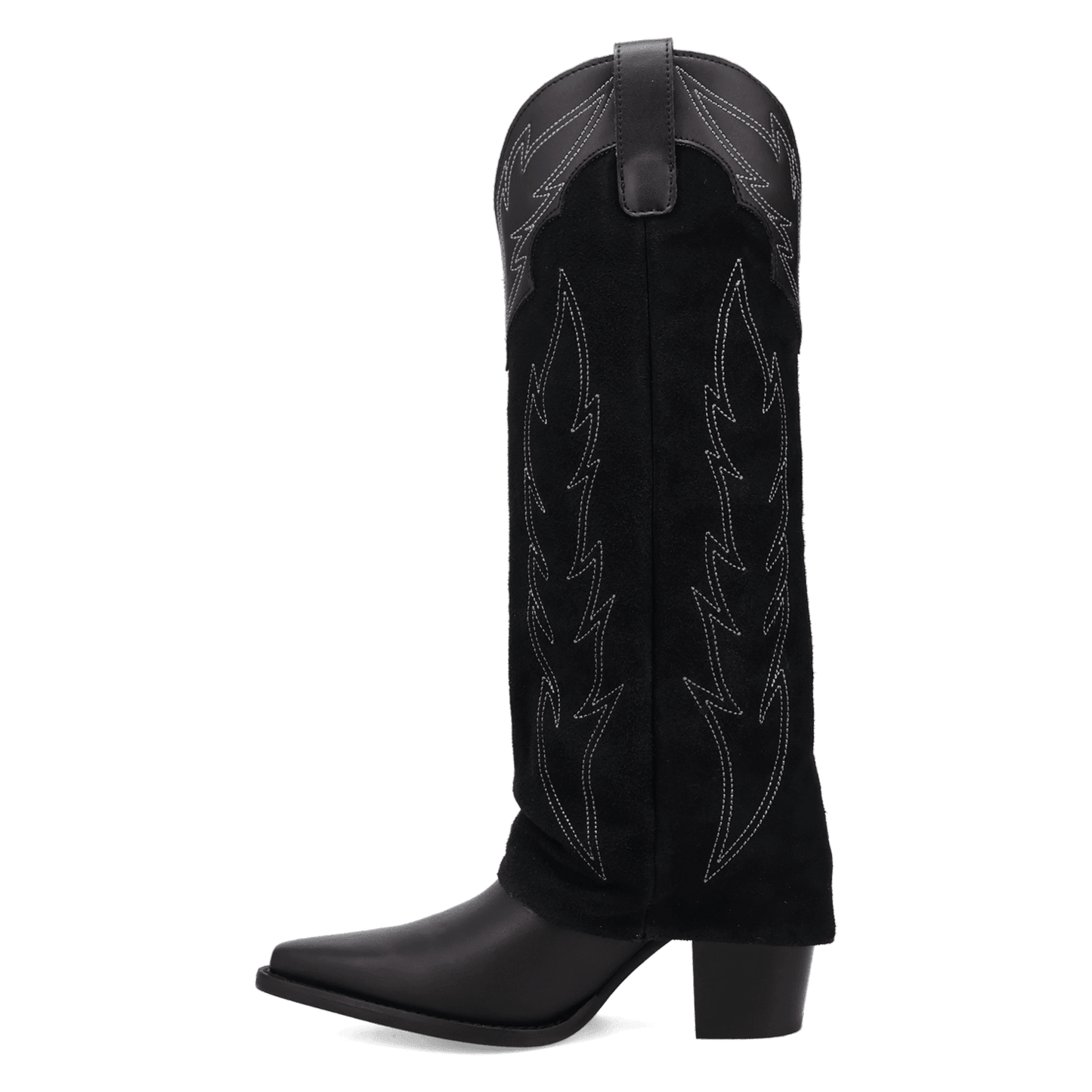 Women's Dingo Wild Fire  Leather Boot - Black - DI2280-BK