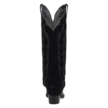 Women's Dingo Wild Fire  Leather Boot - Black - DI2280-BK
