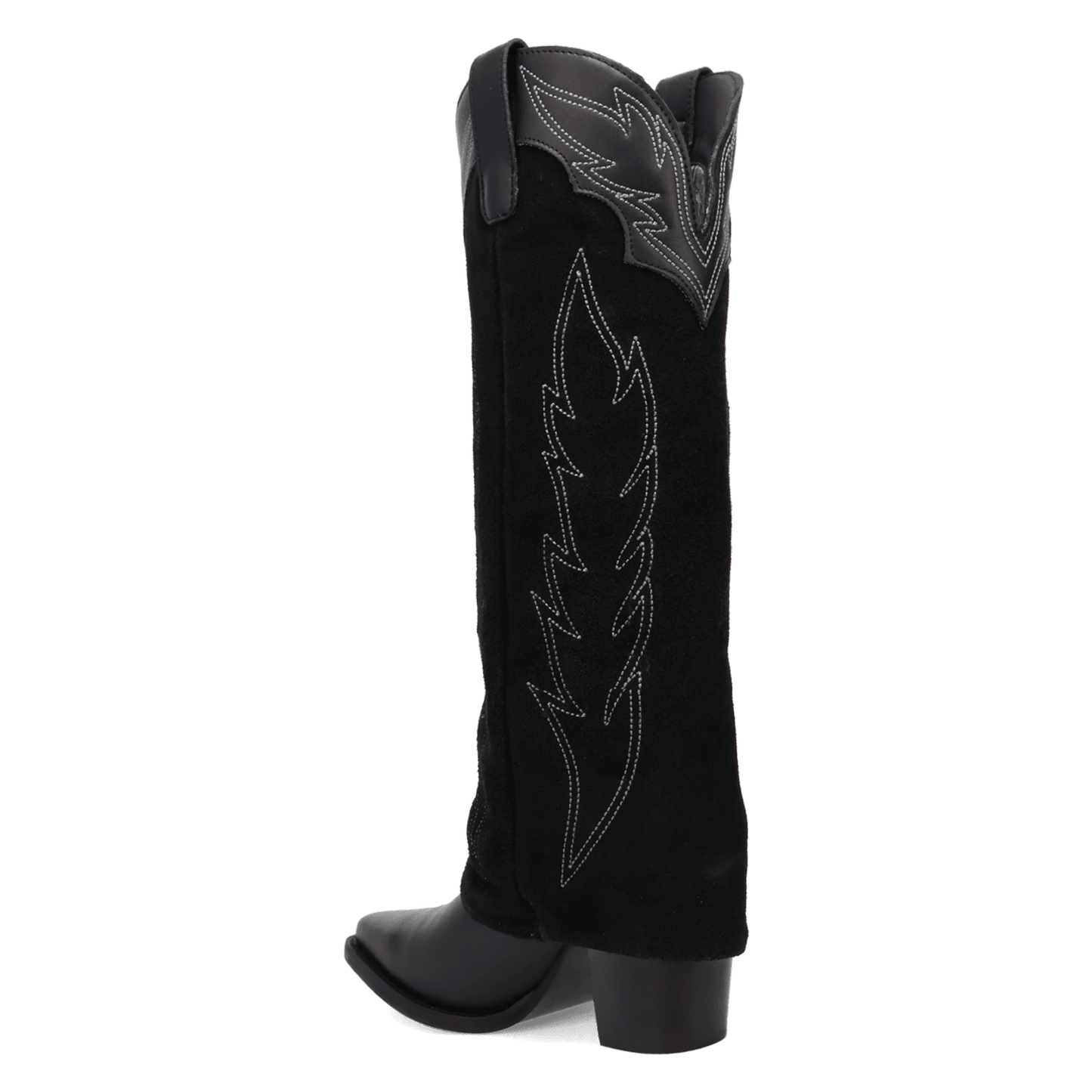 Women's Dingo Wild Fire  Leather Boot - Black - DI2280-BK