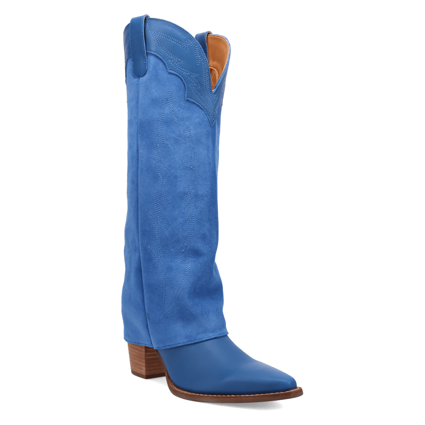Women's Dingo Wild Fire  Leather Boot - Blue - DI2280-BL