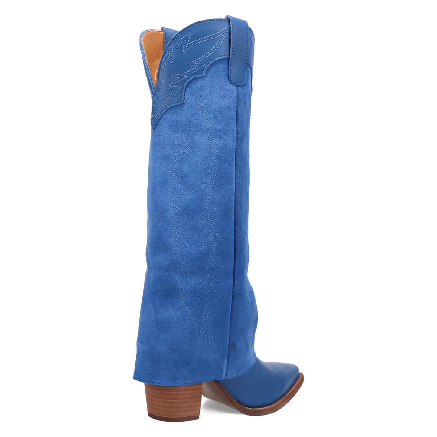 Women's Dingo Wild Fire  Leather Boot - Blue - DI2280-BL