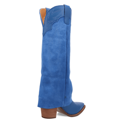 Women's Dingo Wild Fire  Leather Boot - Blue - DI2280-BL
