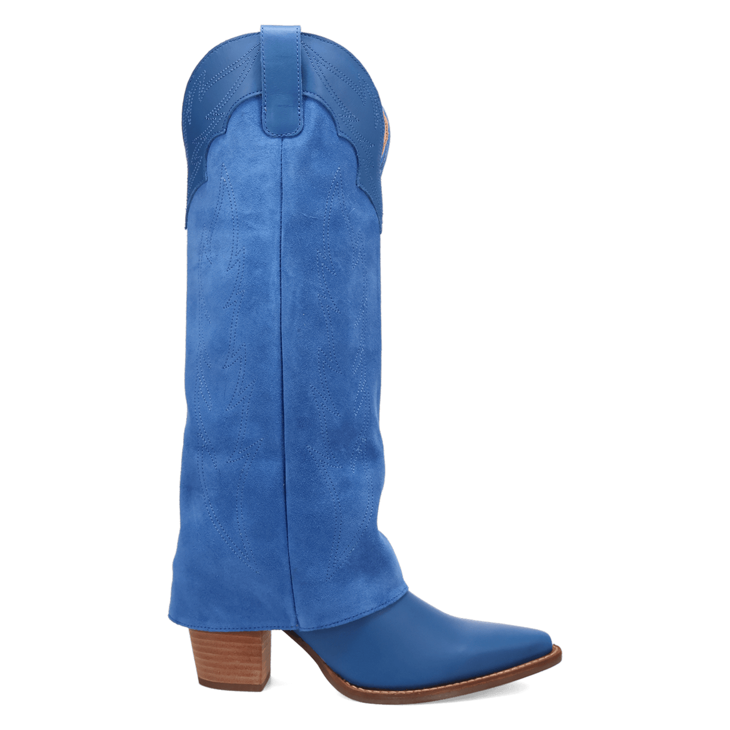 Women's Dingo Wild Fire  Leather Boot - Blue - DI2280-BL