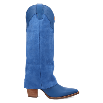 Women's Dingo Wild Fire  Leather Boot - Blue - DI2280-BL