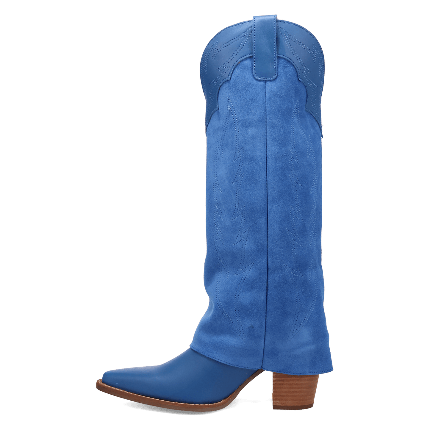 Women's Dingo Wild Fire  Leather Boot - Blue - DI2280-BL