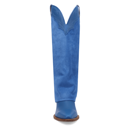 Women's Dingo Wild Fire  Leather Boot - Blue - DI2280-BL