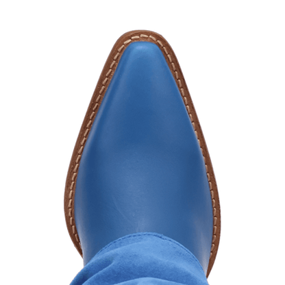 Women's Dingo Wild Fire  Leather Boot - Blue - DI2280-BL
