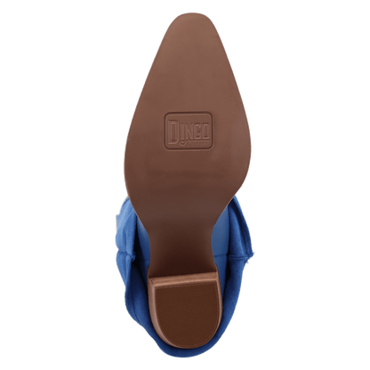 Women's Dingo Wild Fire  Leather Boot - Blue - DI2280-BL