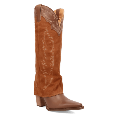 Women's Dingo Wild Fire  Leather Boot - Brown - DI2280-BN