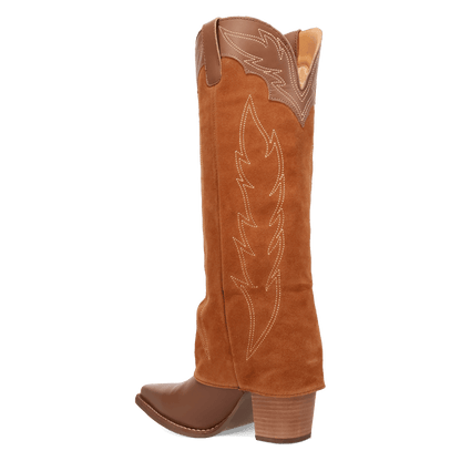 Women's Dingo Wild Fire  Leather Boot - Brown - DI2280-BN