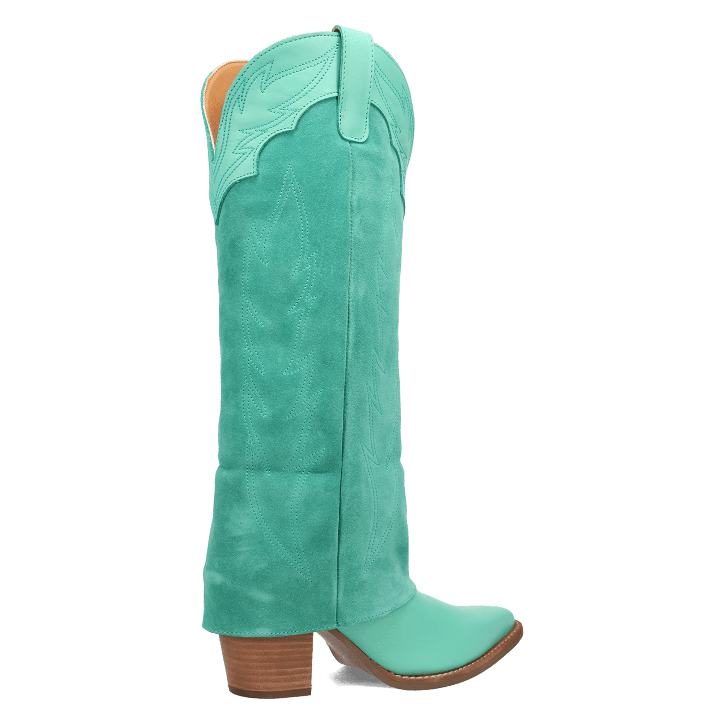 Women's Dingo Wild Fire  Leather Boot - Green - DI2280-GN