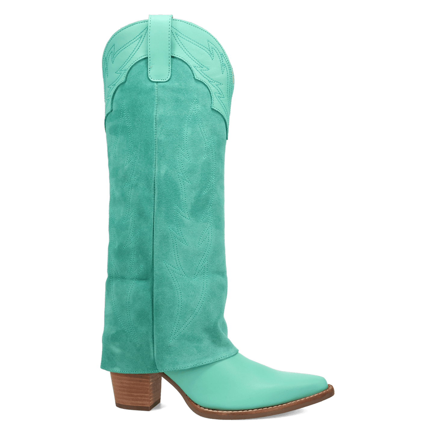 Women's Dingo Wild Fire  Leather Boot - Green - DI2280-GN