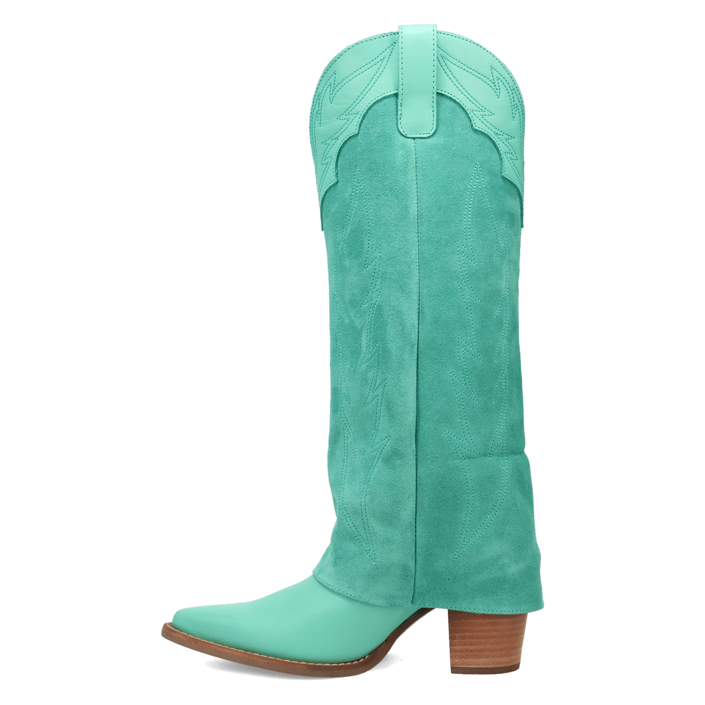 Women's Dingo Wild Fire  Leather Boot - Green - DI2280-GN