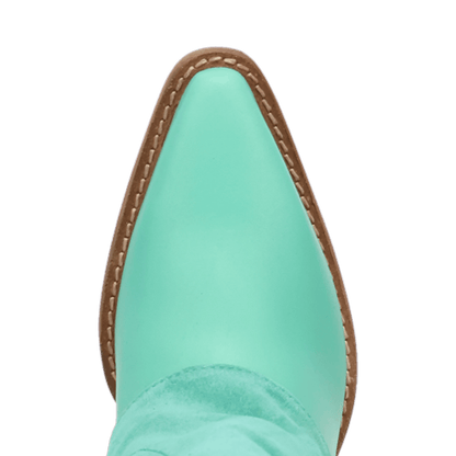 Women's Dingo Wild Fire  Leather Boot - Green - DI2280-GN