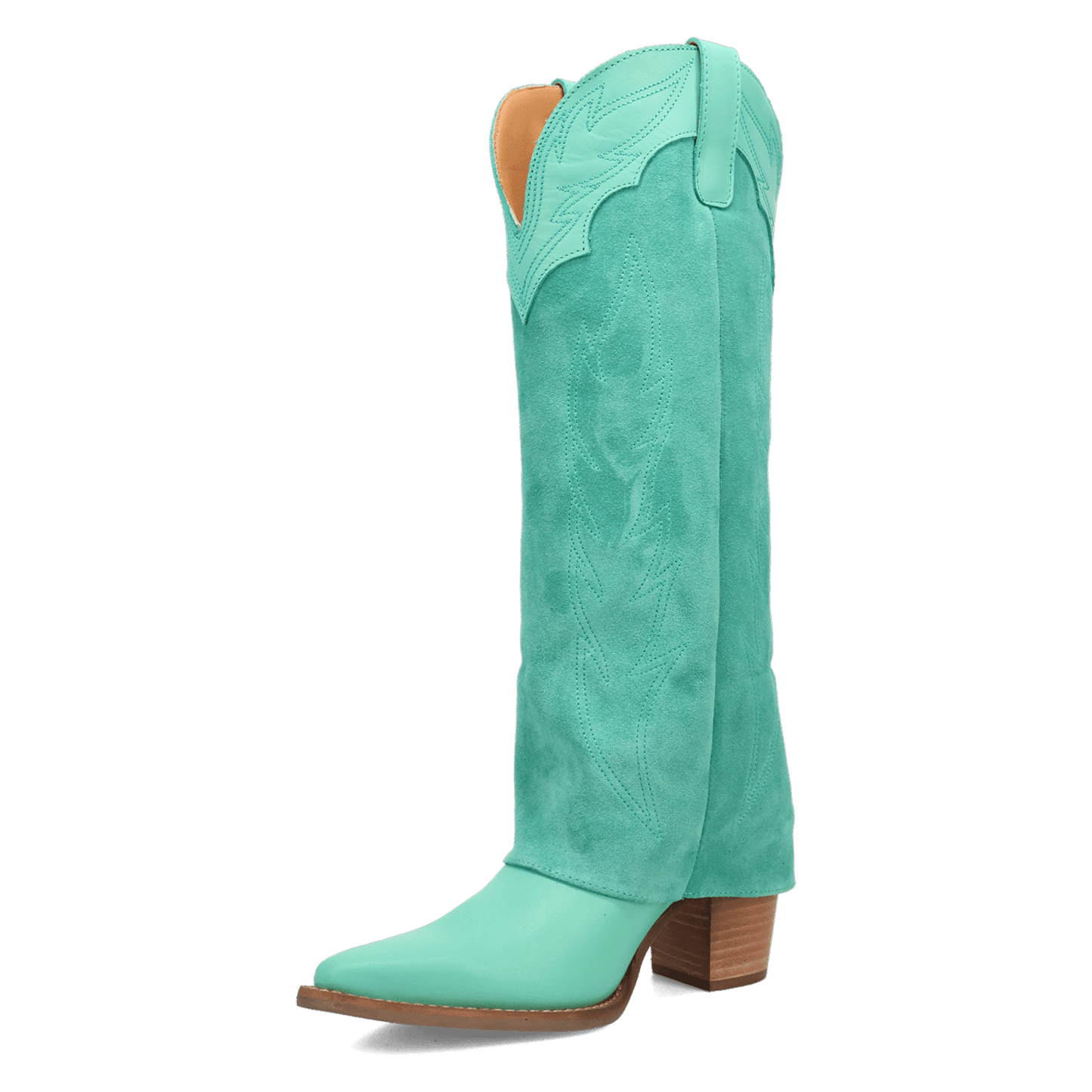 Women's Dingo Wild Fire  Leather Boot - Green - DI2280-GN